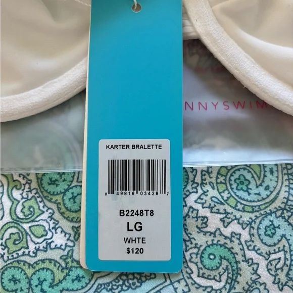 NWT Beach Bunny Karter Ribbed Bralette Bikini Top - Picture 8 of 8